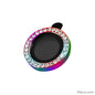 100Pcs For iPhone 14 Pro / 14 Pro / iPhone 15 Pro / 15 Pro Max 3D Alloy Rhinestone Individual Metal Ring Cover Glass Camera Lens Protector Bling