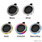 100Pcs For iPhone 13 Pro / 13 Pro Max 3D Alloy Rhinestone Individual Metal Ring Cover Glass Camera Lens Protector Bling
