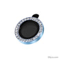 100Pcs For iPhone 13 Pro / 13 Pro Max 3D Alloy Rhinestone Individual Metal Ring Cover Glass Camera Lens Protector Bling