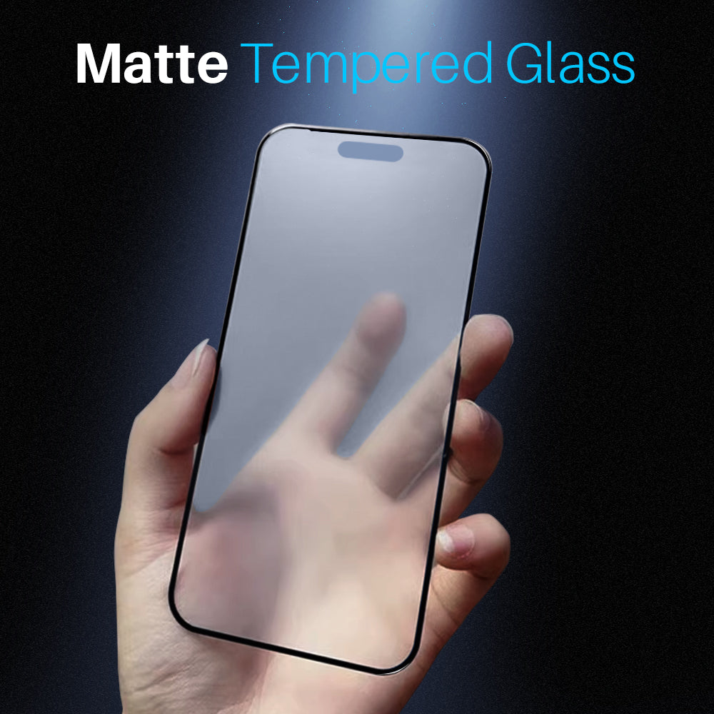 50Pcs For iPhone 11 12 13 14 15 16 17 Air Pro Max Plus A++ Matte Screen Protector Anti-Fingerprint Full Coverage Tempered Glass Film