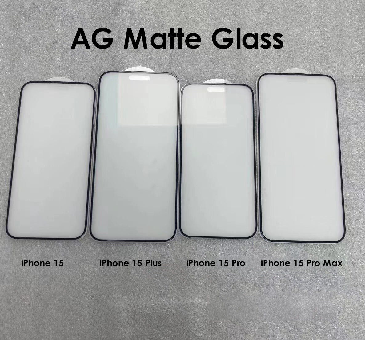 50Pcs For iPhone 11 12 13 14 15 16 17 Air Pro Max Plus A++ Matte Screen Protector Anti-Fingerprint Full Coverage Tempered Glass Film