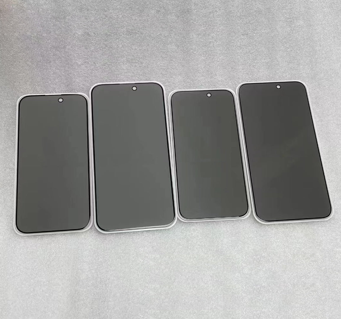 50Pcs For iPhone 11 12 13 14 15 16 17 Air Pro Max Plus A++ 28 Degree Anti-Spy Screen Protector Privacy Full Coverage Tempered Glass Film