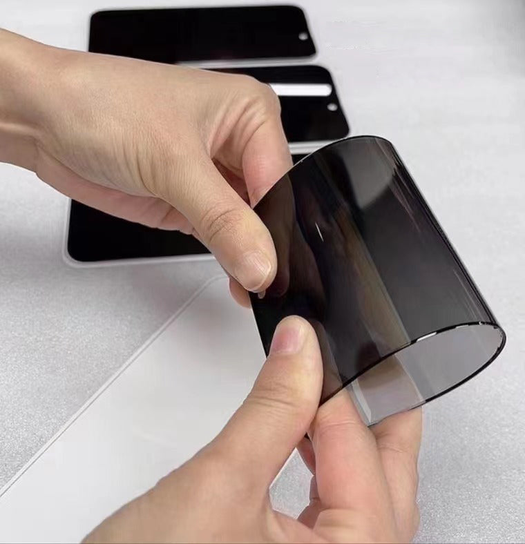 50Pcs For iPhone 11 12 13 14 15 16 17 Air Pro Max Plus A++ 28 Degree Anti-Spy Screen Protector Privacy Full Coverage Tempered Glass Film