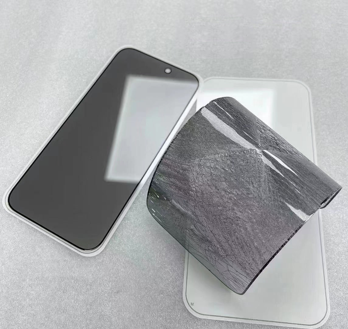 50Pcs For iPhone 11 12 13 14 15 16 17 Air Pro Max Plus A++ 28 Degree Anti-Spy Screen Protector Privacy Full Coverage Tempered Glass Film